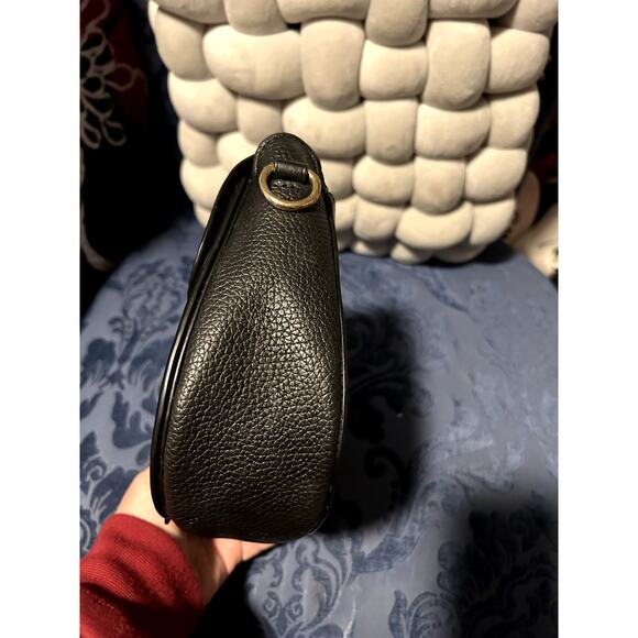 Coach Black Georgie Saddle Bag Crossbody - Picture 2 of 10